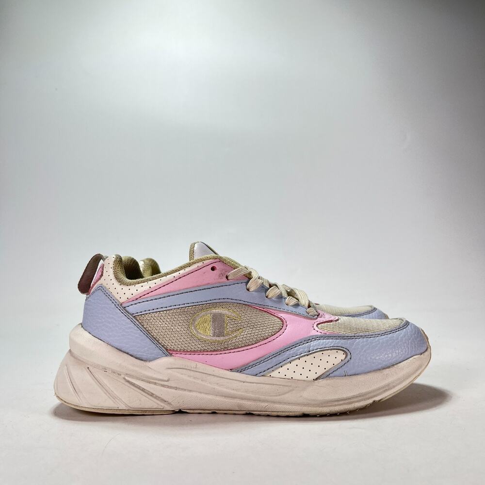 Champion Champ 2K Lavender Pastel Blue Lifestyle Sneakers Shoes Women's Size 7W